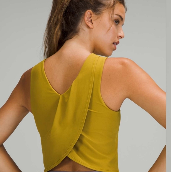 lululemon athletica Tops - Lululemon Nulu Twist-Back Yoga Tank Top *Light Support, C/D Cups